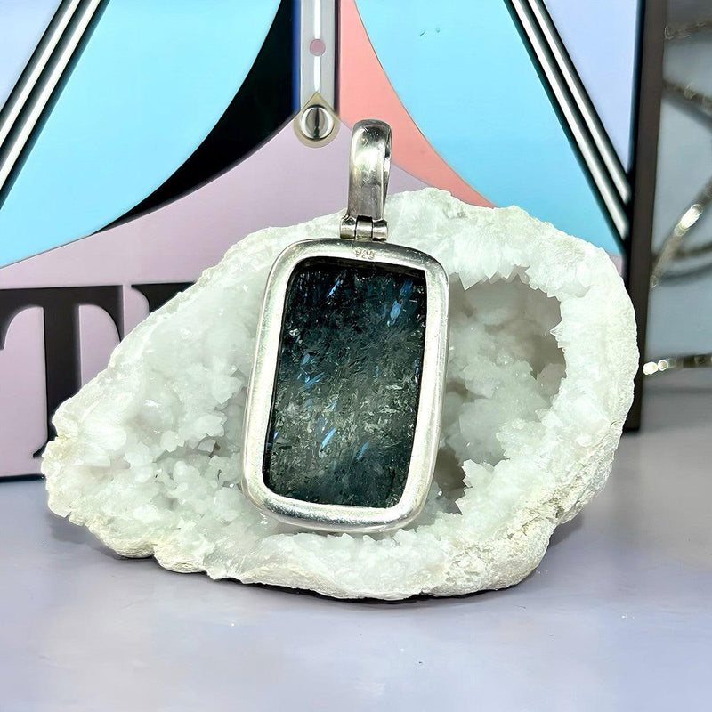 Nuummite Rectangle Pendant