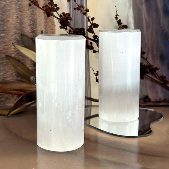Selenite Crystal Cylinders