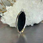 Black Tourmaline Raw Assorted Shape Pendants