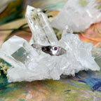 Vintage Heart Ruby Ring