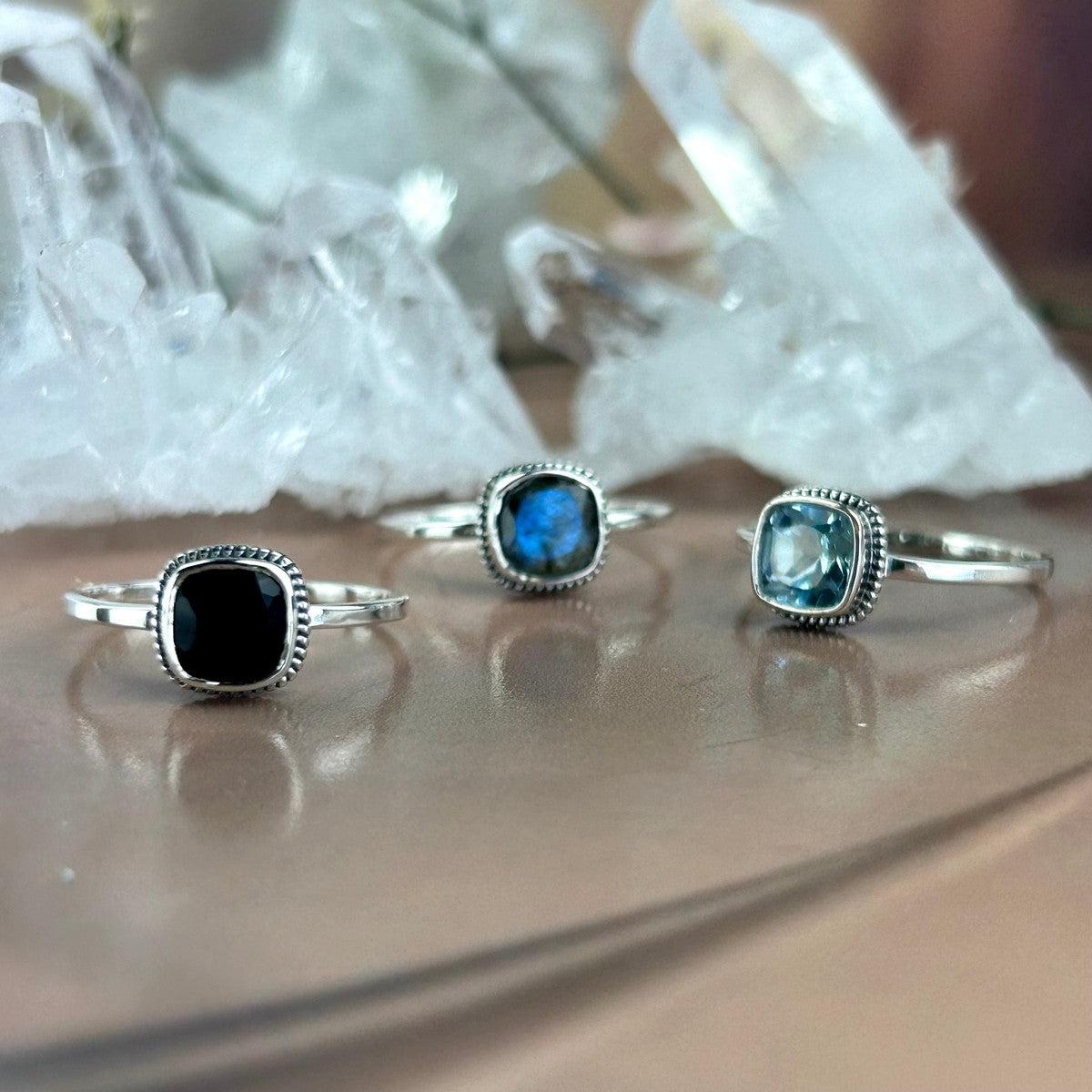 Delicate Gemstone Ring