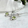 Peridot Crystal Earrings