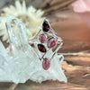 Pink And Red Crystal Ring