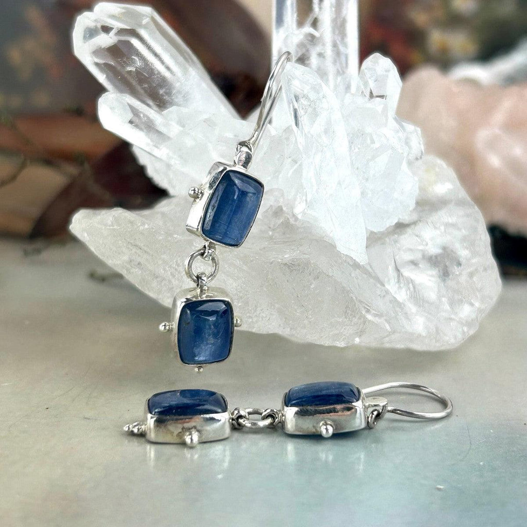 Kyanite Sterling Silver Earrings