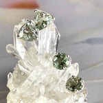 Green Amethyst Stud Earrings