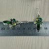 Mixed Crystal Sterling Silver Earrings