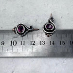 Pink Gemstone Earrings