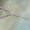 Rose Quartz Faceted 2-3mm Bead Necklace