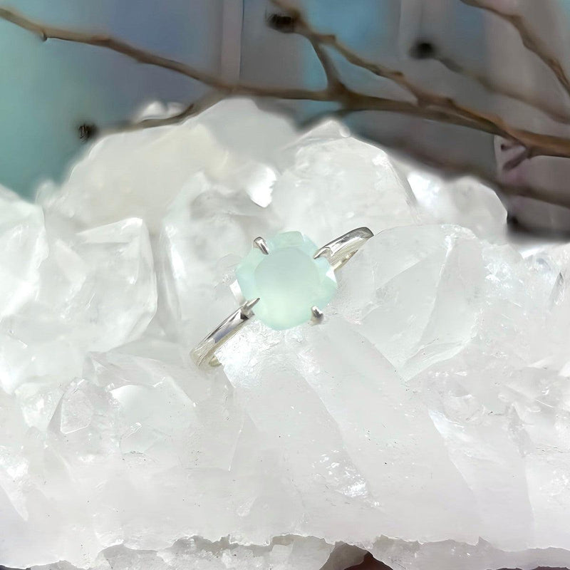 Light Green Crystal Ring