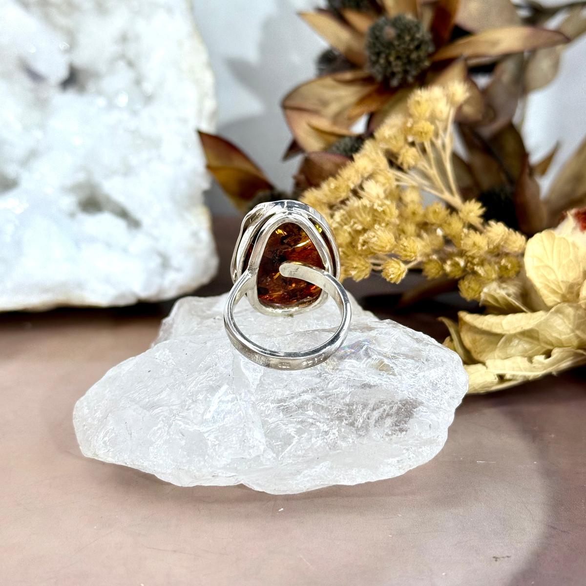 Genuine Baltic Amber Ring