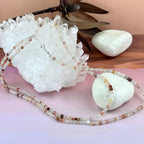 Fire Quartz Beaded Necklace