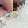 Golden Rutile Oval Pendant