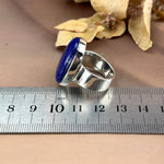 Blue And Gold Crystal Ring