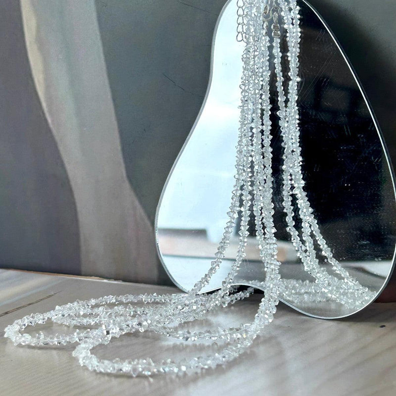 Herkimer Diamond Bead Necklace