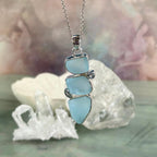 Blue Topaz Sterling Silver Pendant