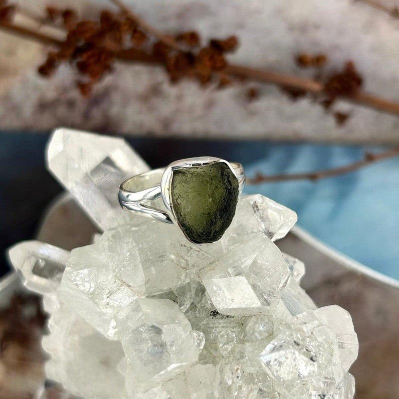 Meteorite Stone Ring