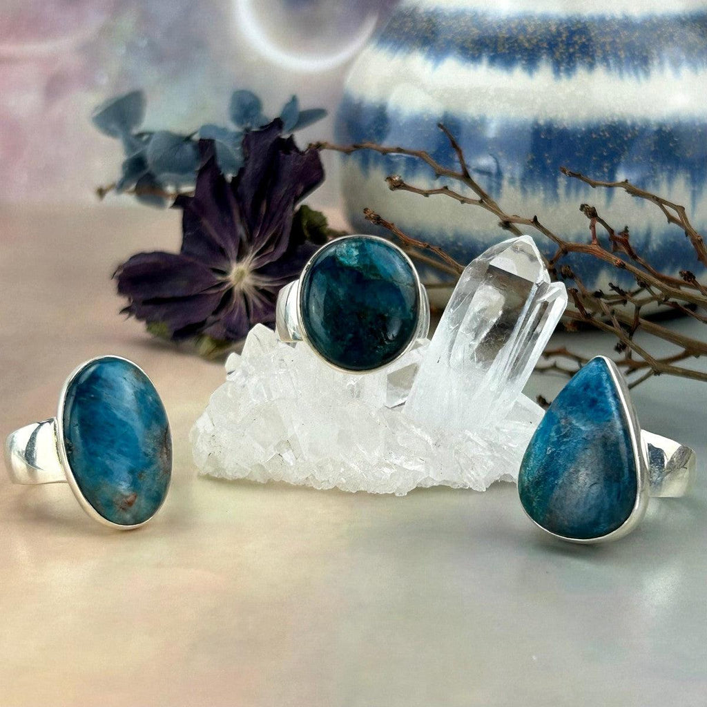 Apatite Sterling Silver Ring
