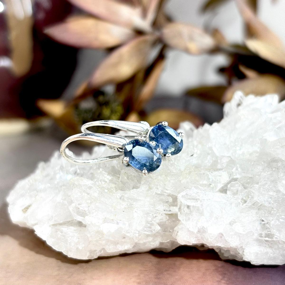 Dainty Sapphire Earrings