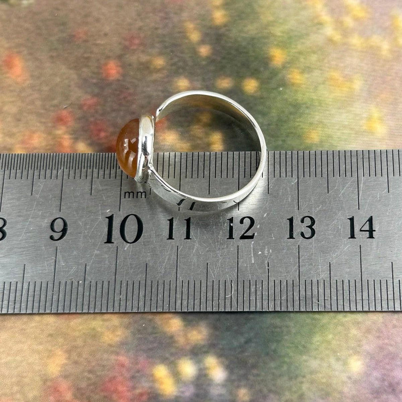 Sunstone Sterling Silver Ring
