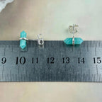 Amazonite Sterling Silver Stud Earrings