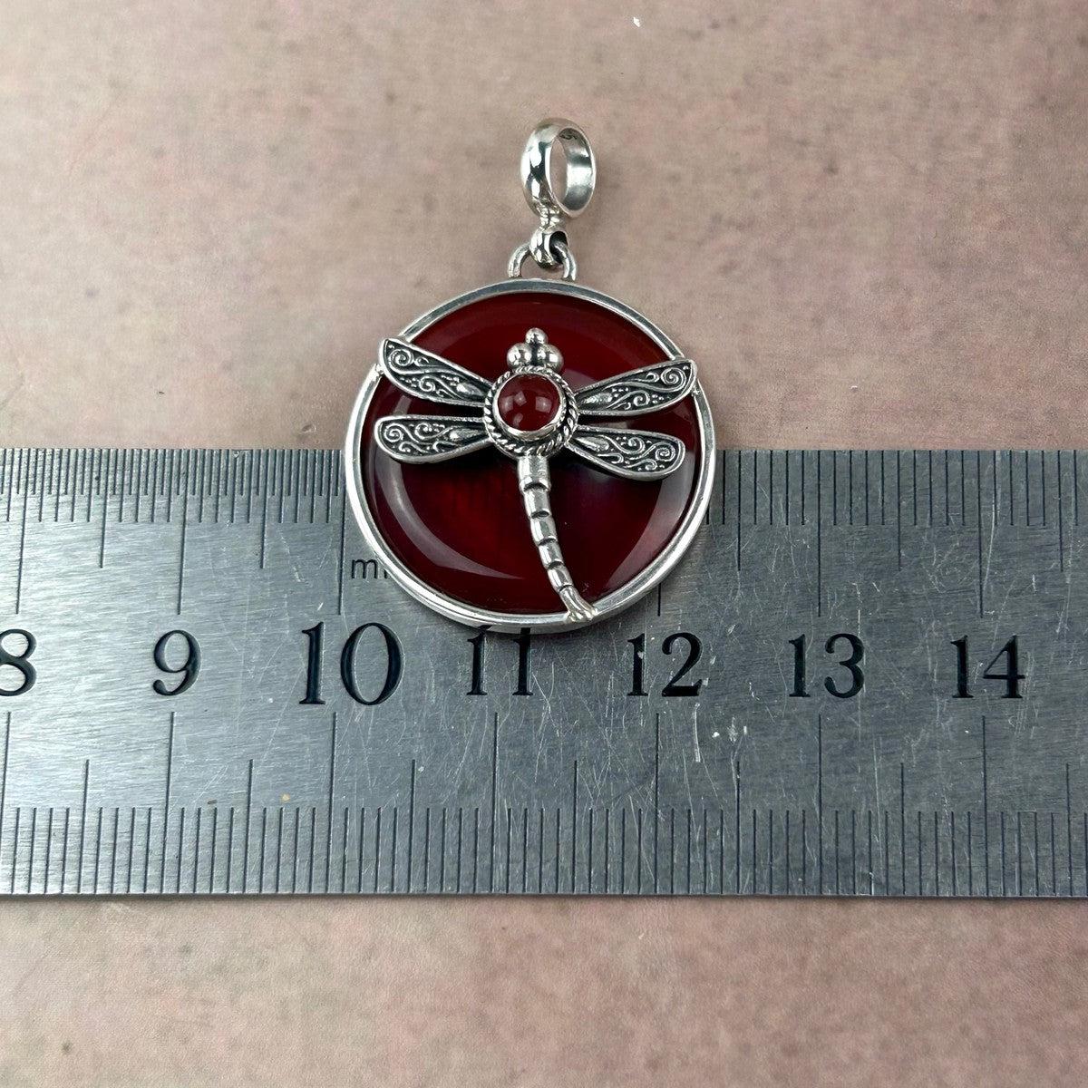 Insect On Crystal Pendant