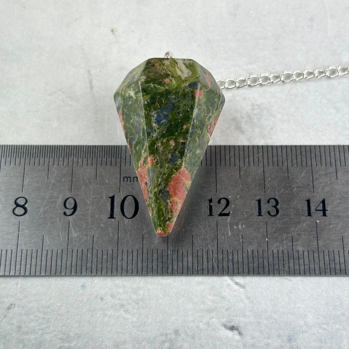 Mixed Colour Crystal Pendulum