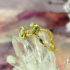Green Marquise Gemstone Ring