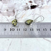 Amber Silver Drop Earrings
