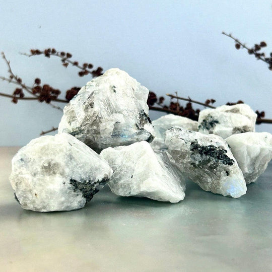 Rainbow Moonstone Raw Pieces