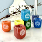 Chakra Candle Holder Set