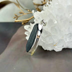 Black Tourmaline Raw Assorted Shape Pendants