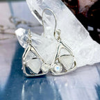 Contemporary Moonstone Earrings