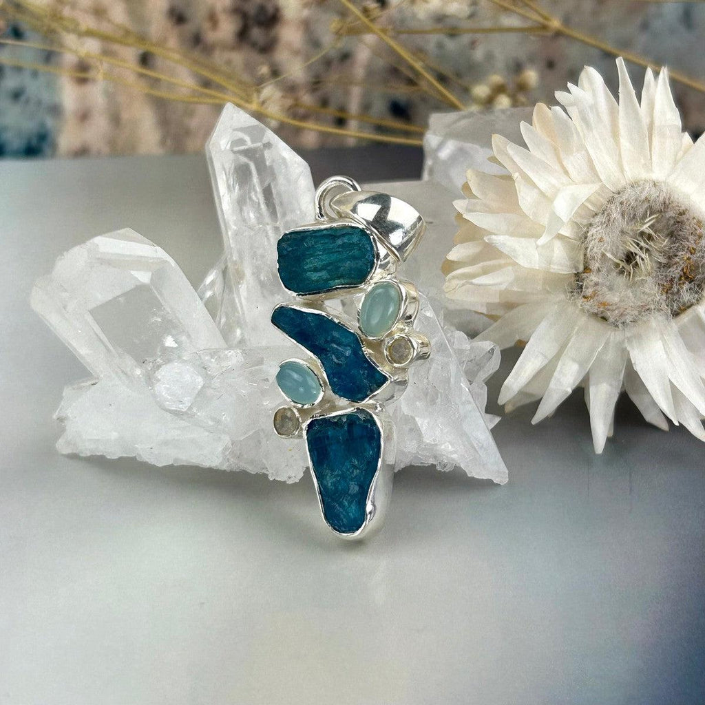 Multi Crystal Cluster Pendant