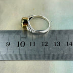Yellow Crystal Ring