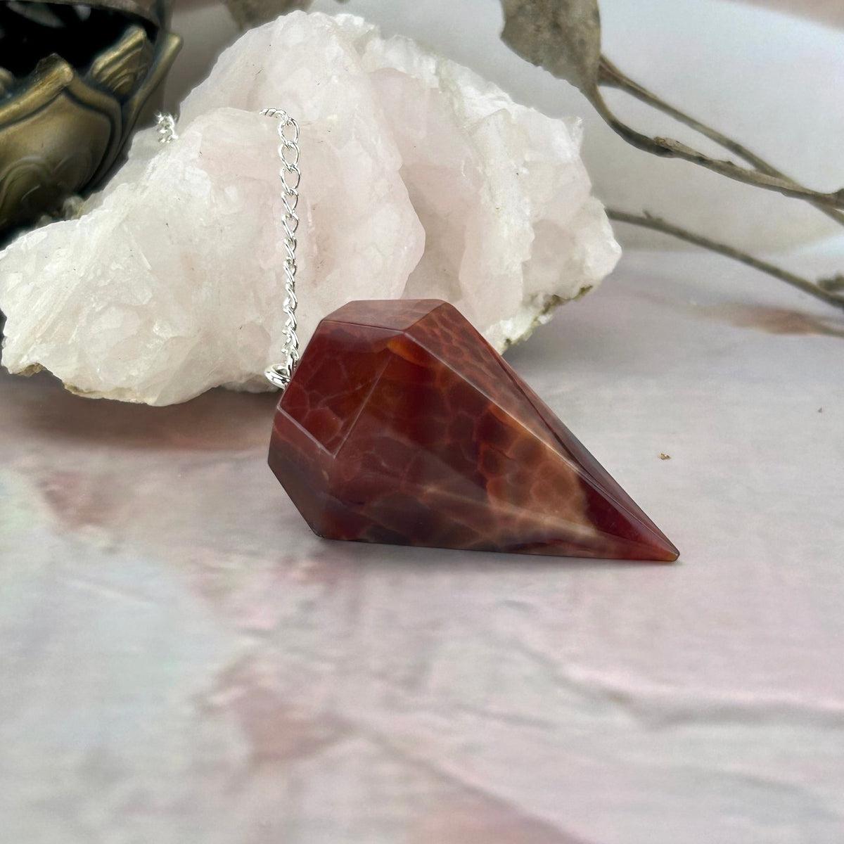 Base Chakra Crystal Pendulum