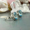 Blue Topaz Ornate Ring
