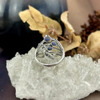 Tanzanite Cluster Ring