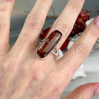 Large Band Size Crystal Ring