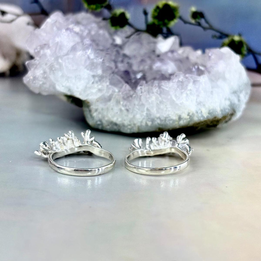 Coral Gemstone Ring