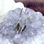 Baltic Green Amber Earrings