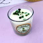 Green Aventurine Crystal Candle