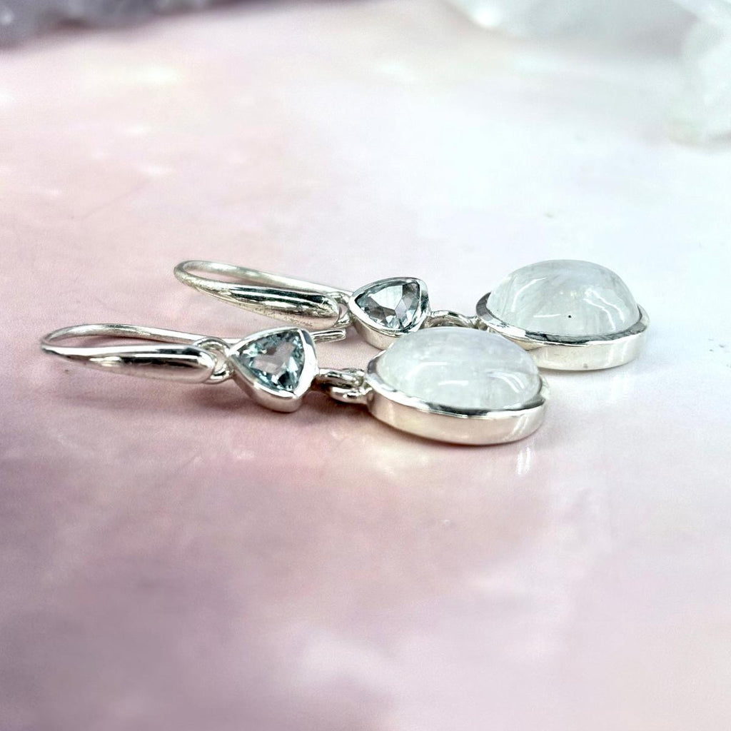 Pastel Coloured Crystal Earrings