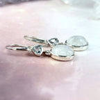 Pastel Coloured Crystal Earrings