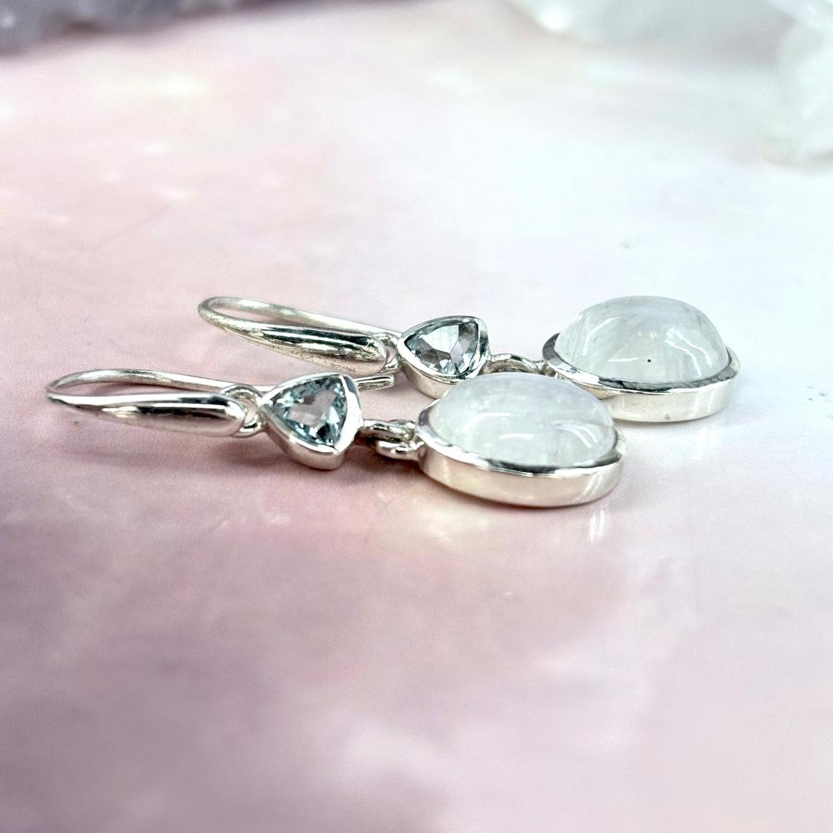 Pastel Coloured Crystal Earrings