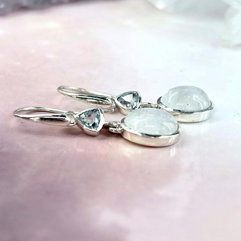 Pastel Coloured Crystal Earrings