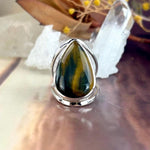 Tiger's Eye Modern Design Ring