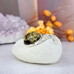 Baltic Green Amber Round Celtic Pendants