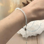 Delicate Aquamarine Crystal Bracelet