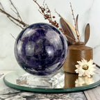 Amethyst Flower Crystal Ball