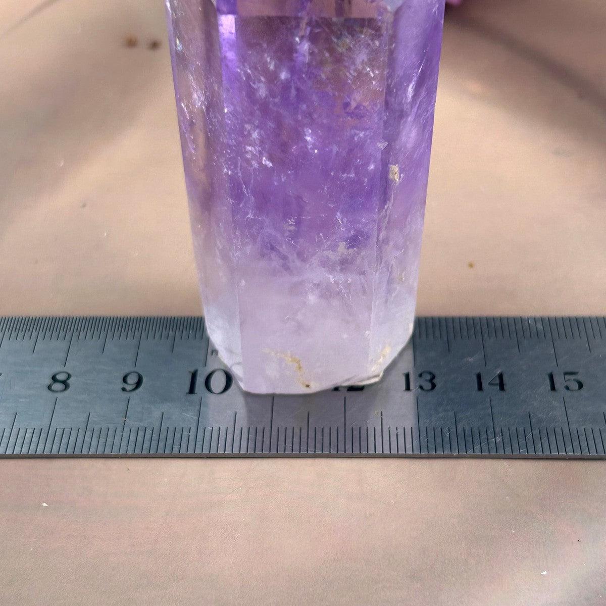 Amethyst With Rainbow Flash